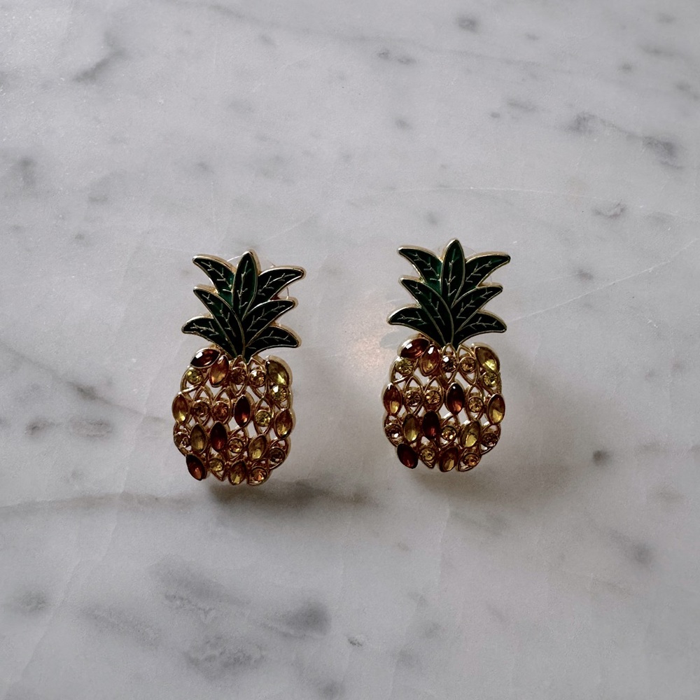 Baublebar Sugarfix pineapple earrings